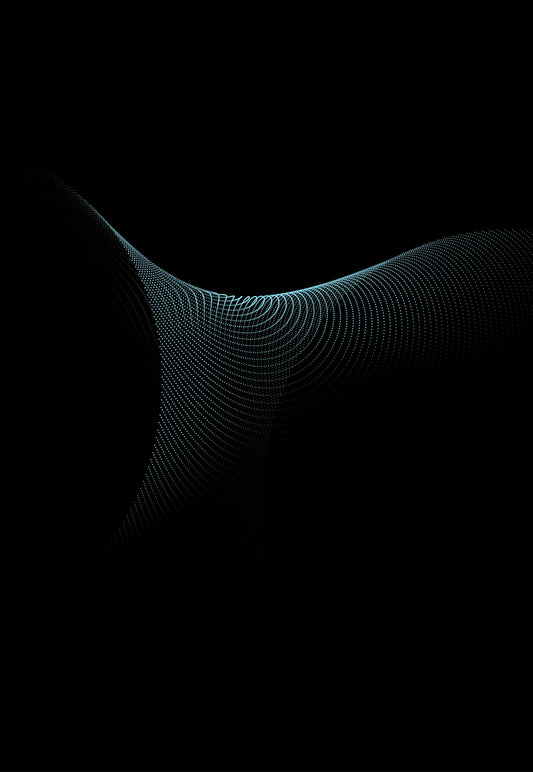 a black background with a wavy pattern